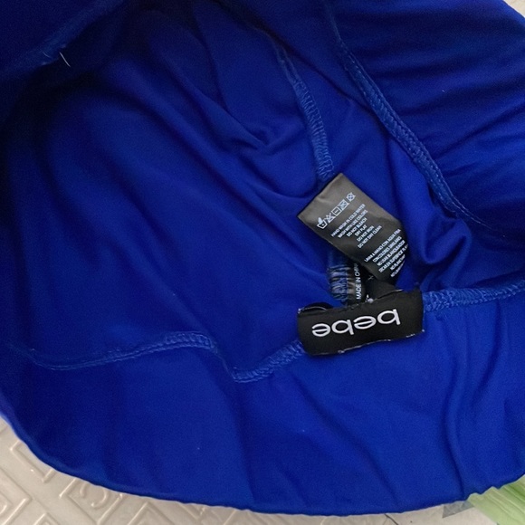 Soft blue bike shorts with lace trim and some bling - Picture 4 of 4